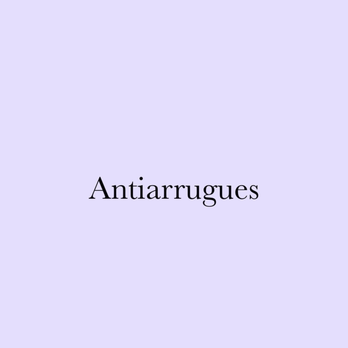Antiarrugues