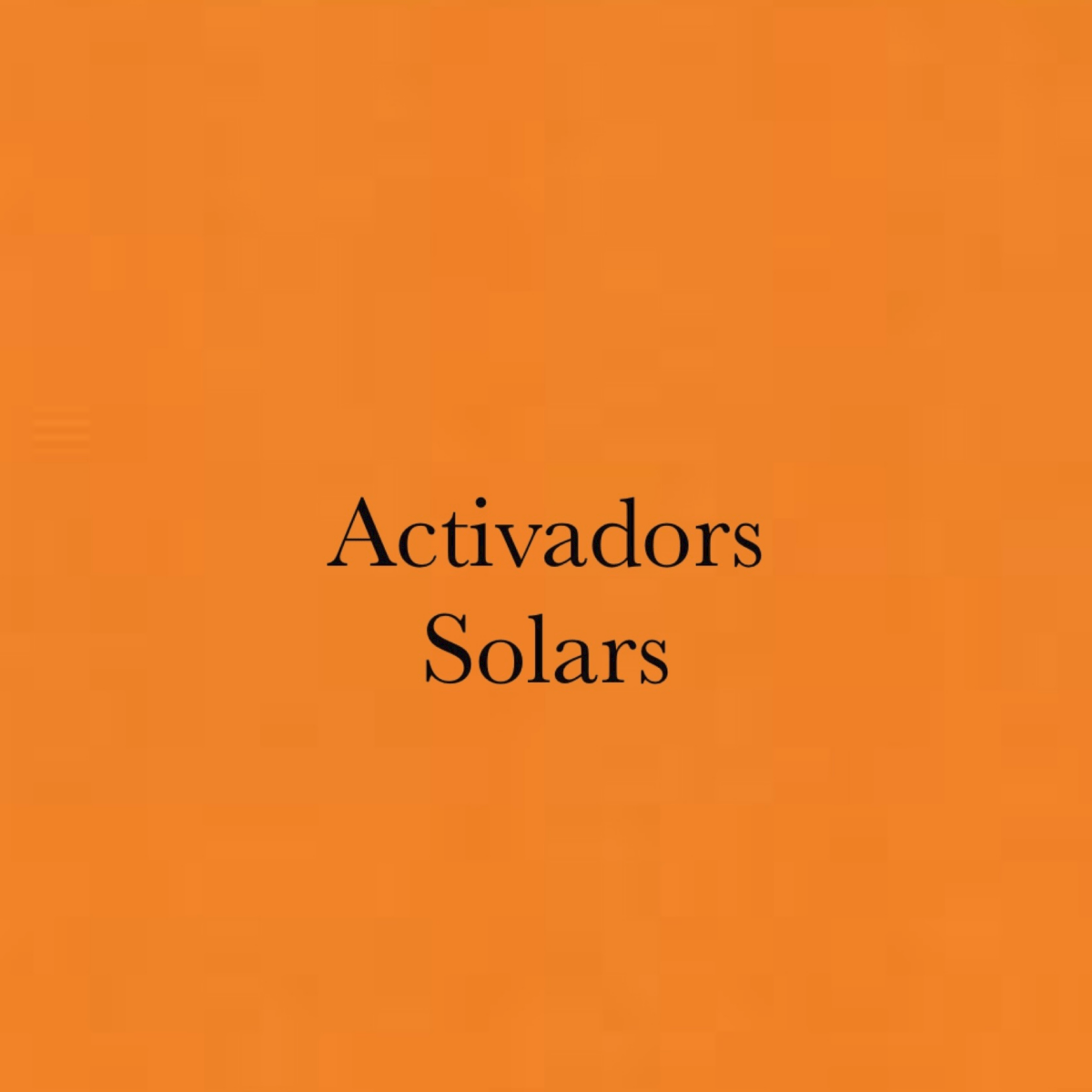 Activadors Solars